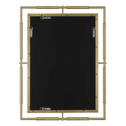 Rectangle Brass Mirror
