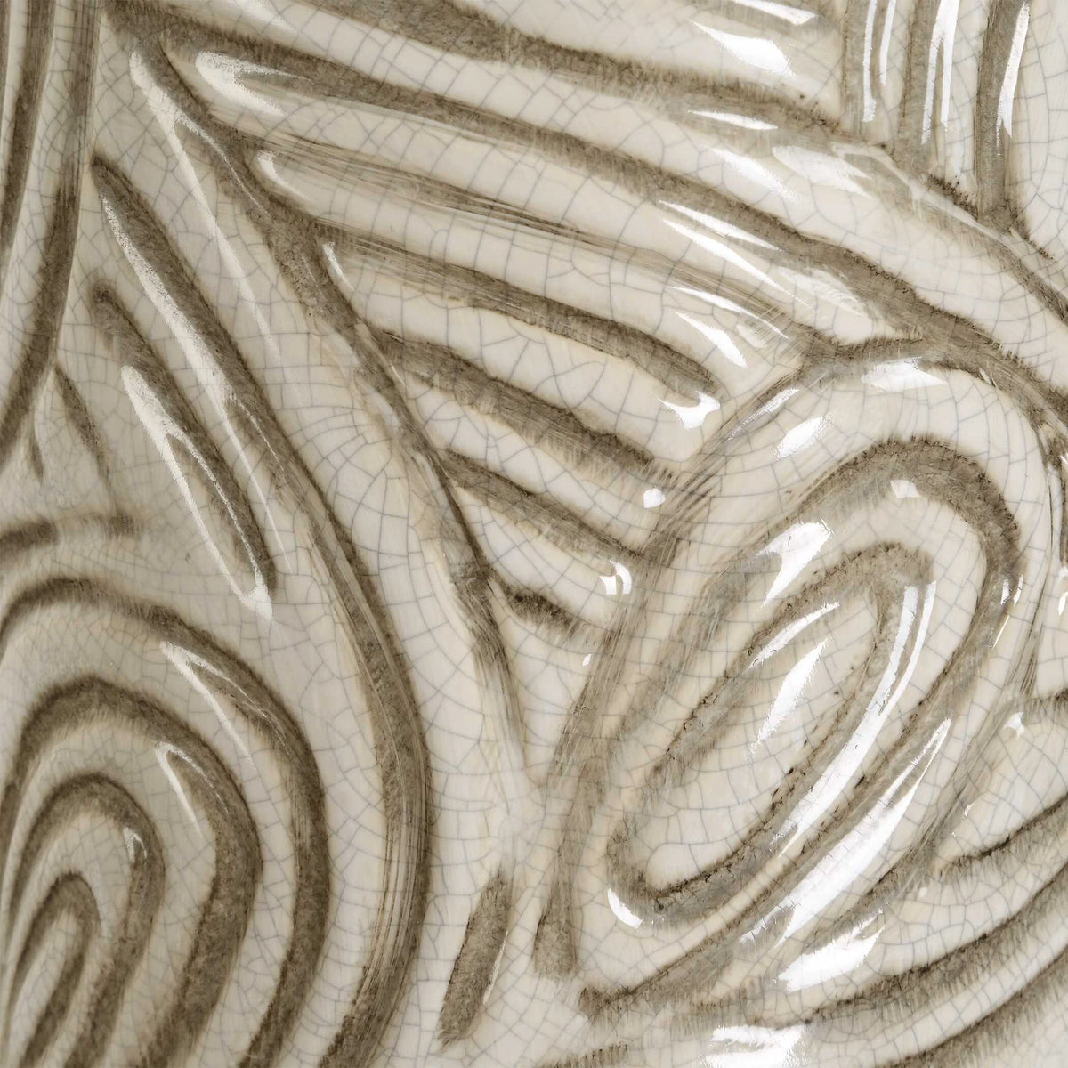 Swirl Earth Tone Vases Set/2