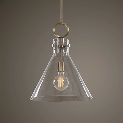 Funnel Glass Pendant Light