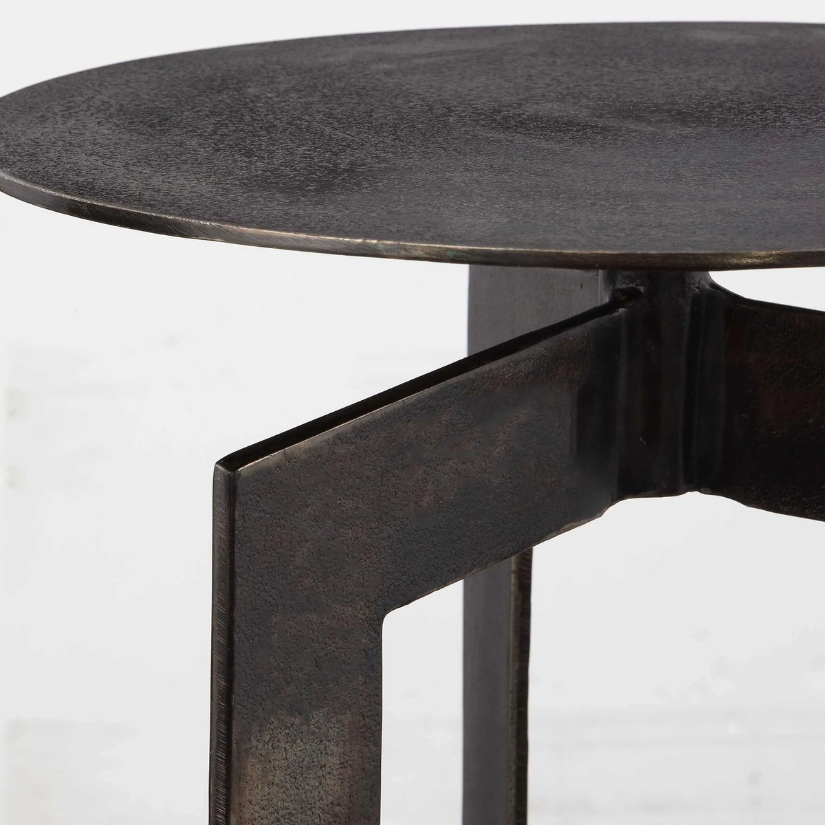 Gunmetal Accent Table
