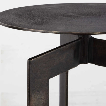 Gunmetal Accent Table