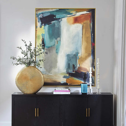 Ocean Green Abstract Giclee Art