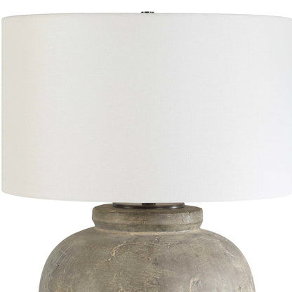 Rust Brown Ceramic Table Lamp