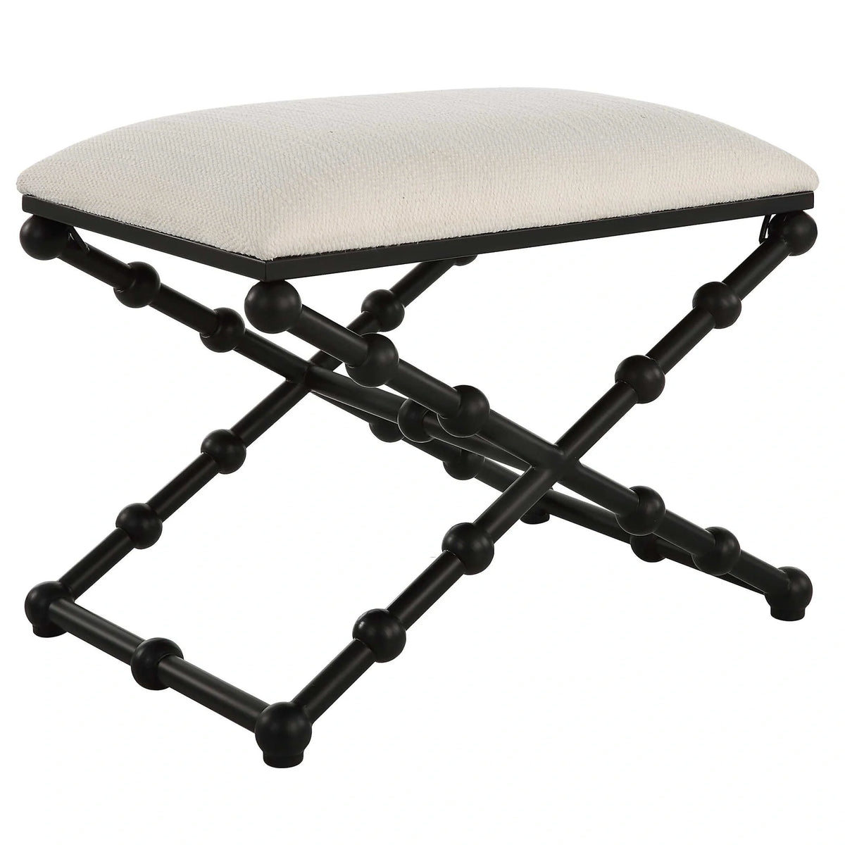 Bubble Leg Iron Bench