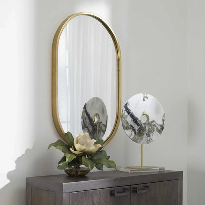 Minimalist Oval Mirror