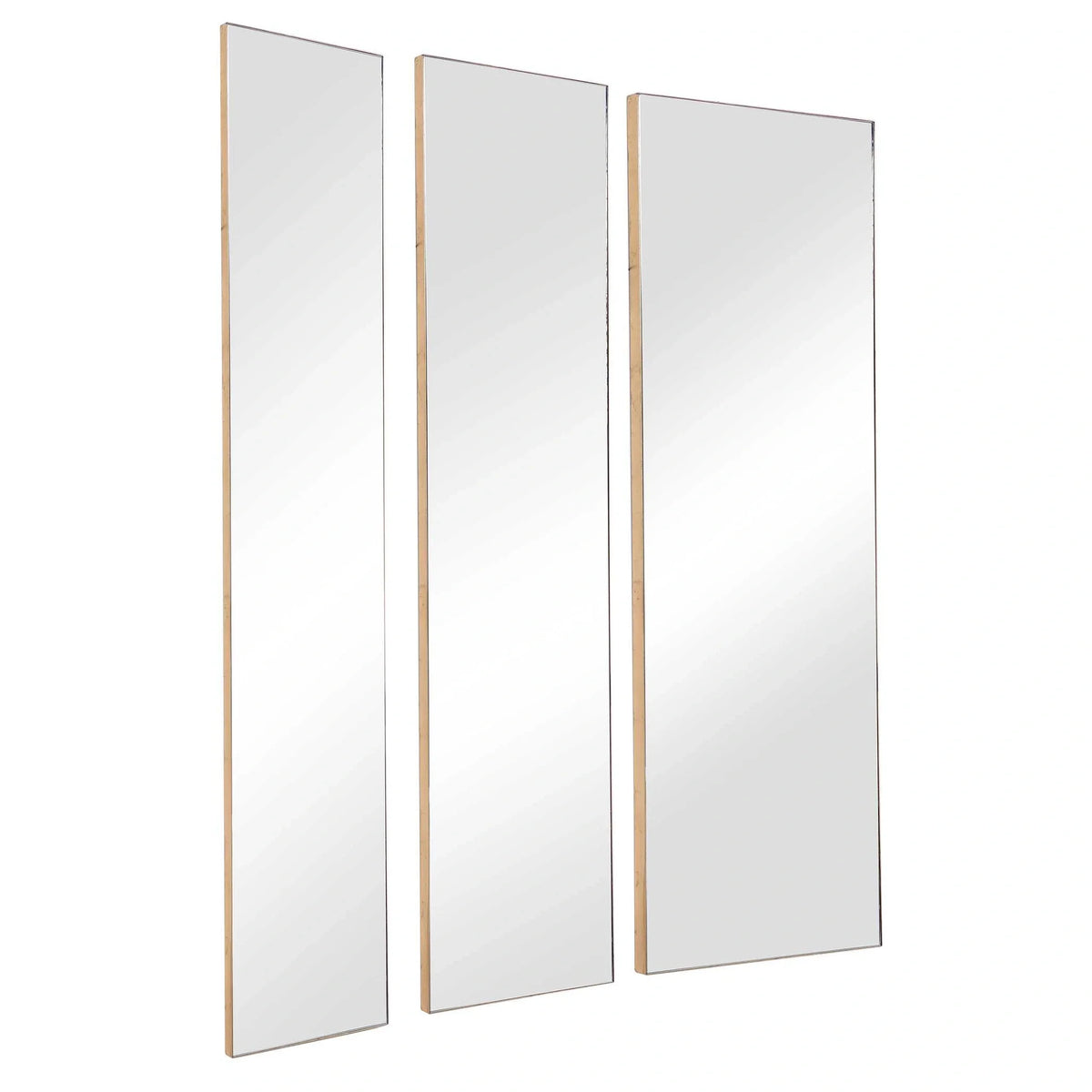 Gold Mirrors, Set of 3