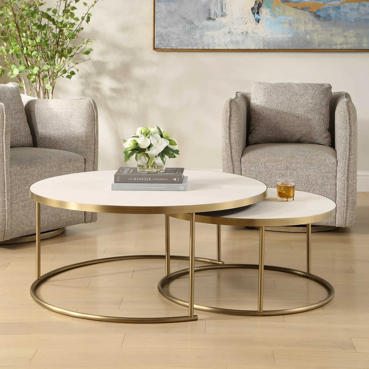 Nesting Coffee Tables Set/2