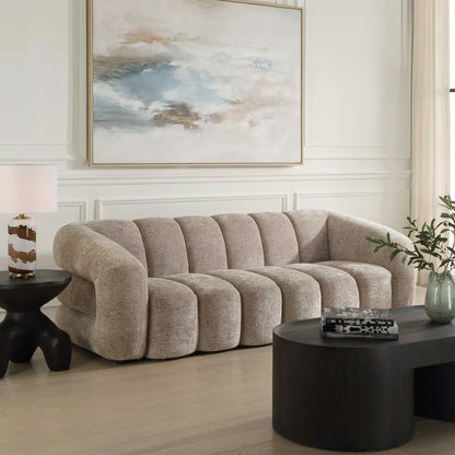 Upholstered Chenille Sofa