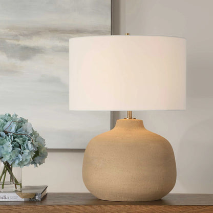 Terracotta Table Lamp