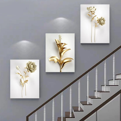 3-Piece Wooden Frame Canvas Art Set