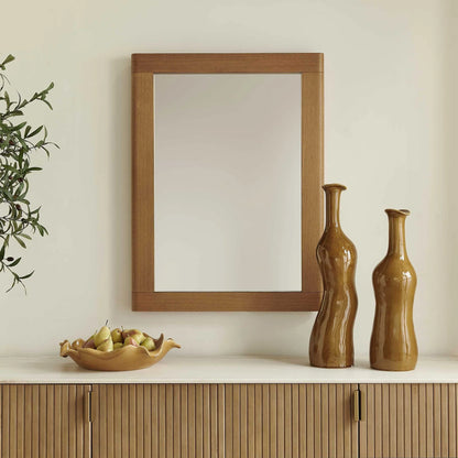 Gunstock Oak Mirror
