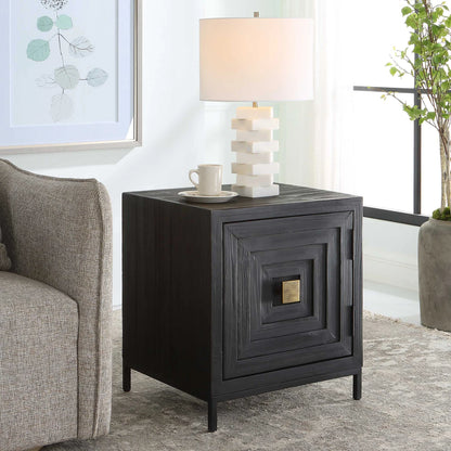 Geometric Cabinet / End Table