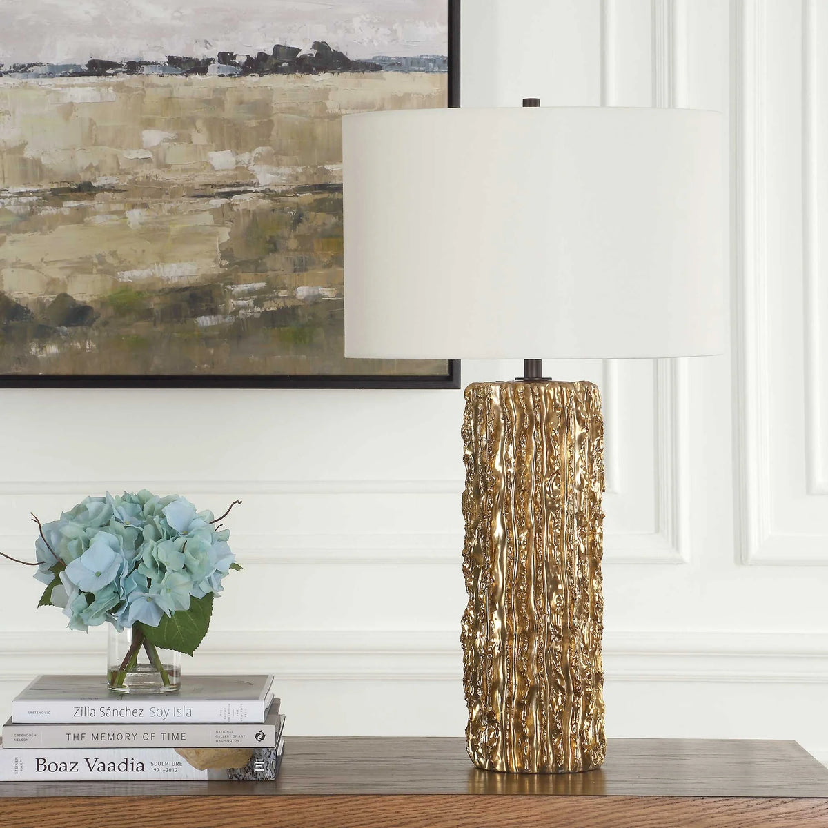 Golden Table Lamp