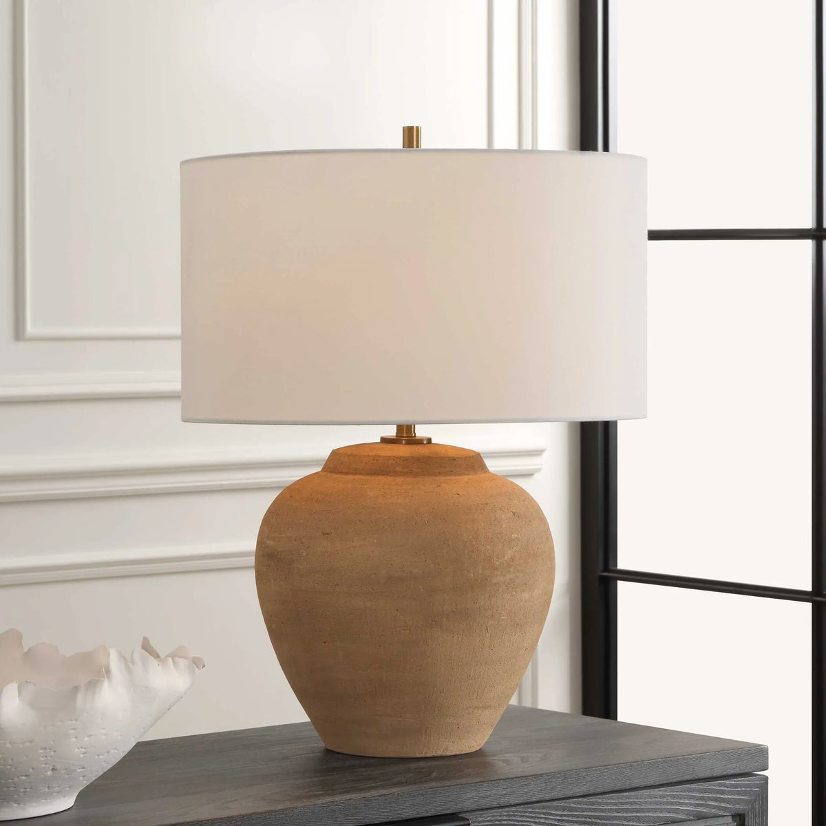 Terracotta Table Lamp