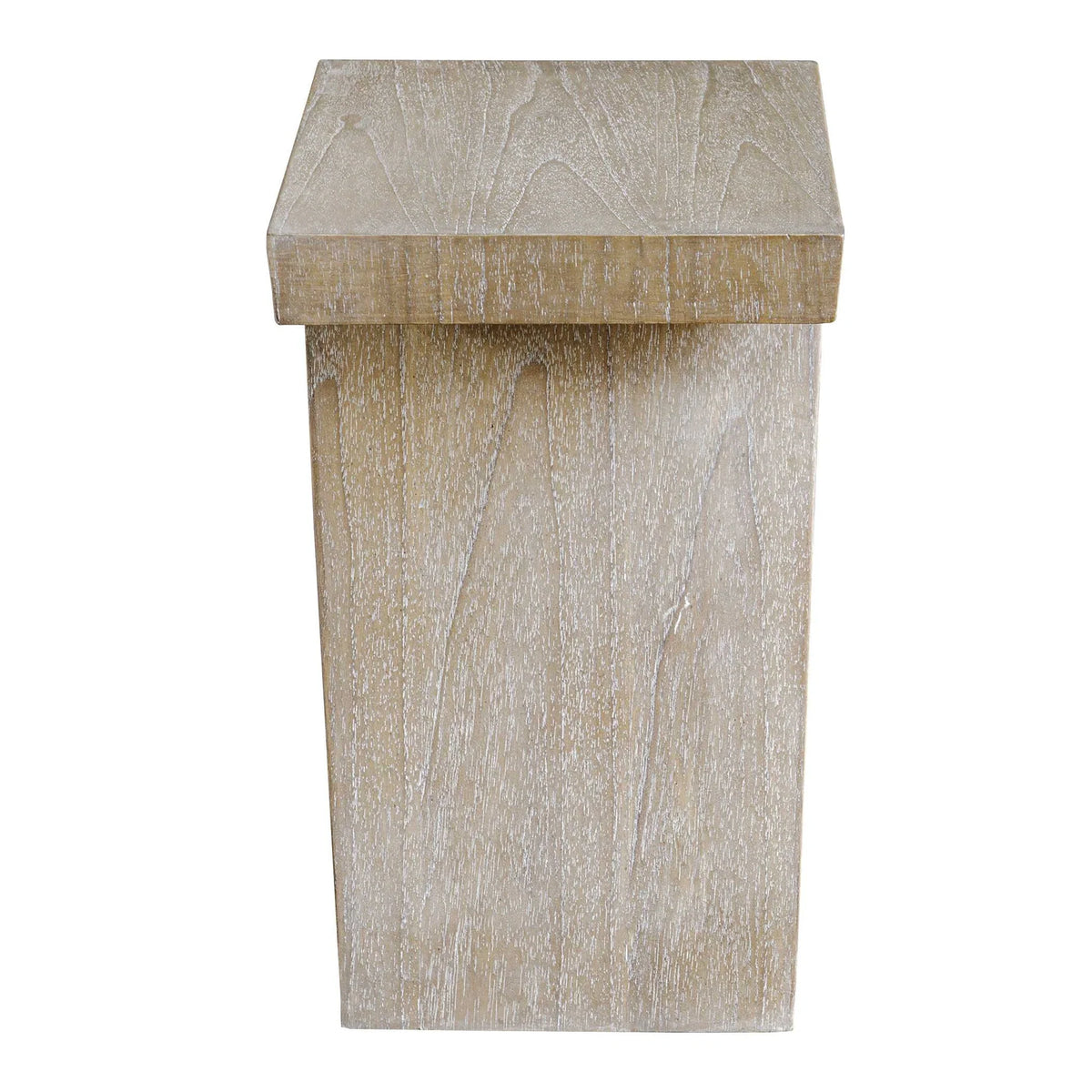 Modern Wood Veneer Accent Table