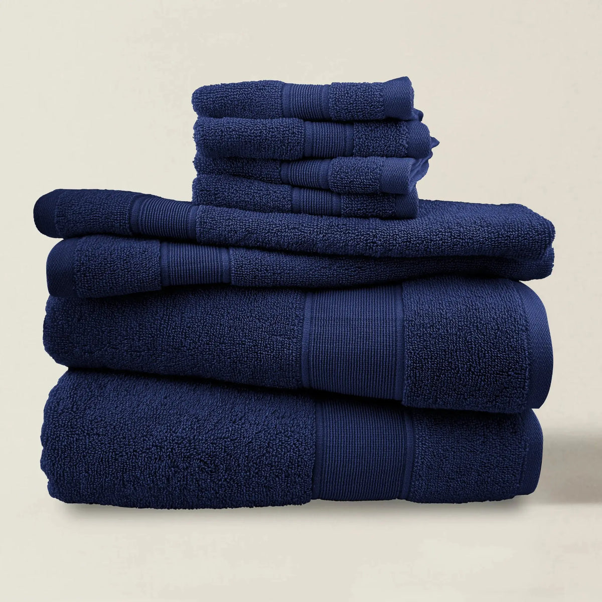 8-Piece Cotton Bath Towel Set | Complete Bathroom Set | Five Colours