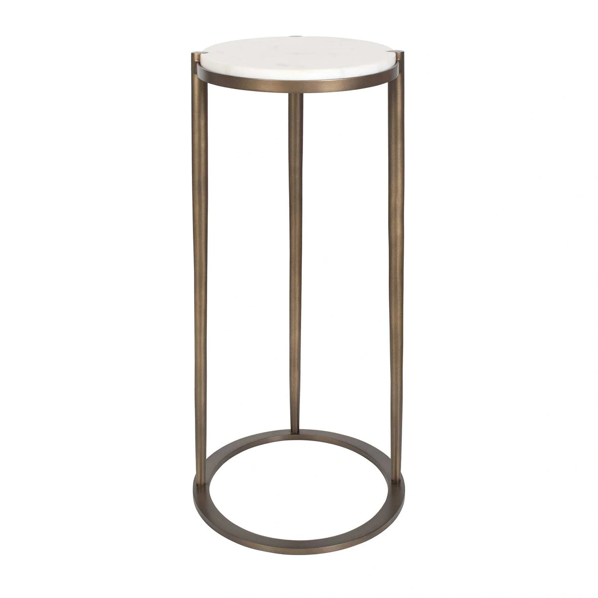 Round Marble Accent Table