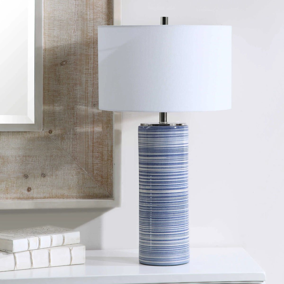 Striped Table Lamp