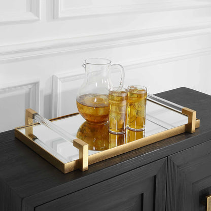 Gold Mirrored Tray