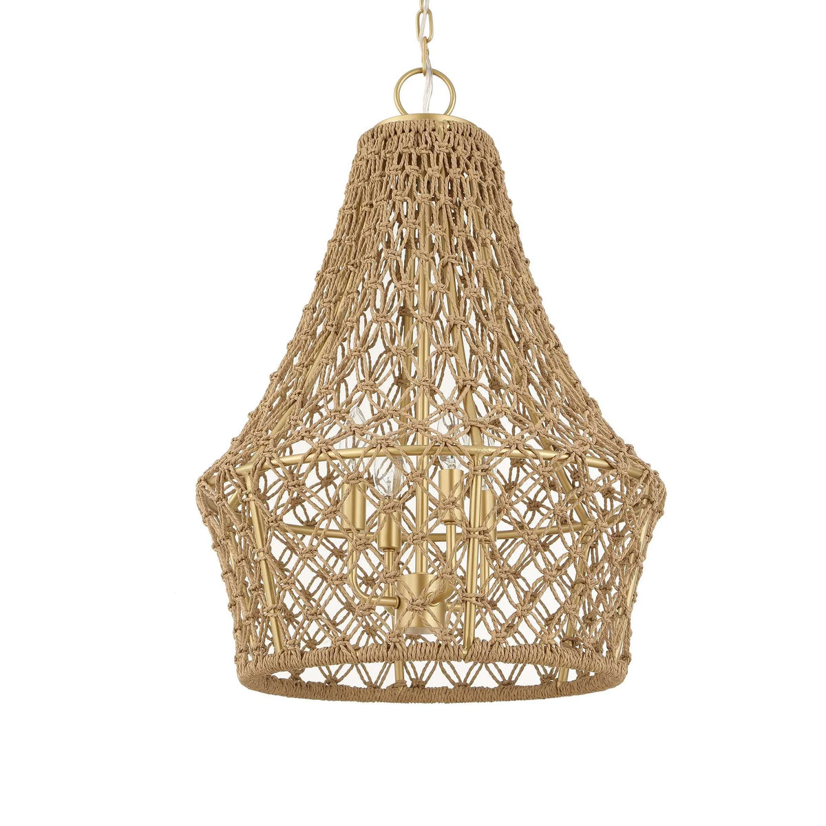 4 Light Rope Pendant