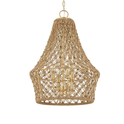 4 Light Rope Pendant