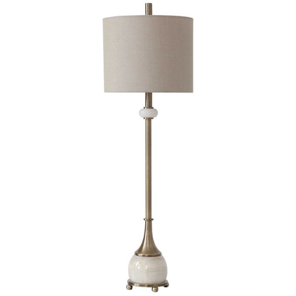 Plated Brass Buffet Lamp