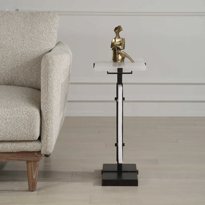 Bubble Glass Accent Table