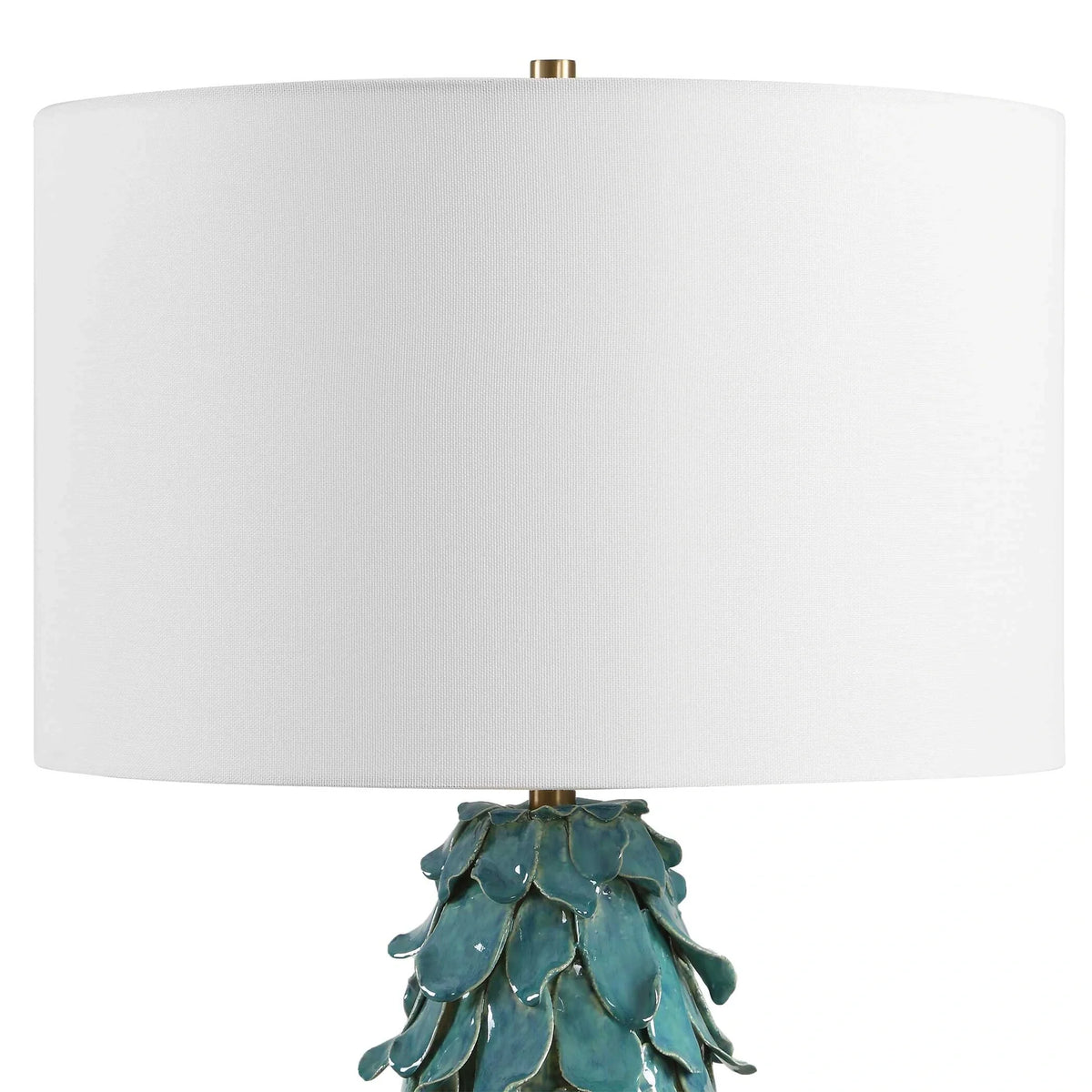 Teal Blue Table Lamp