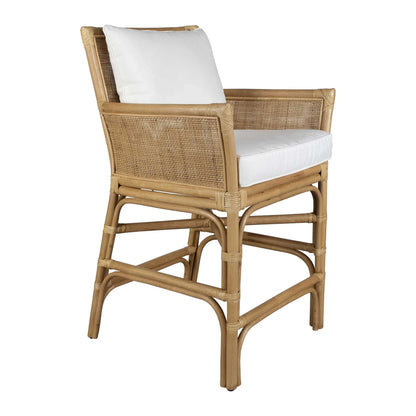 Woven Rattan Counter Stool