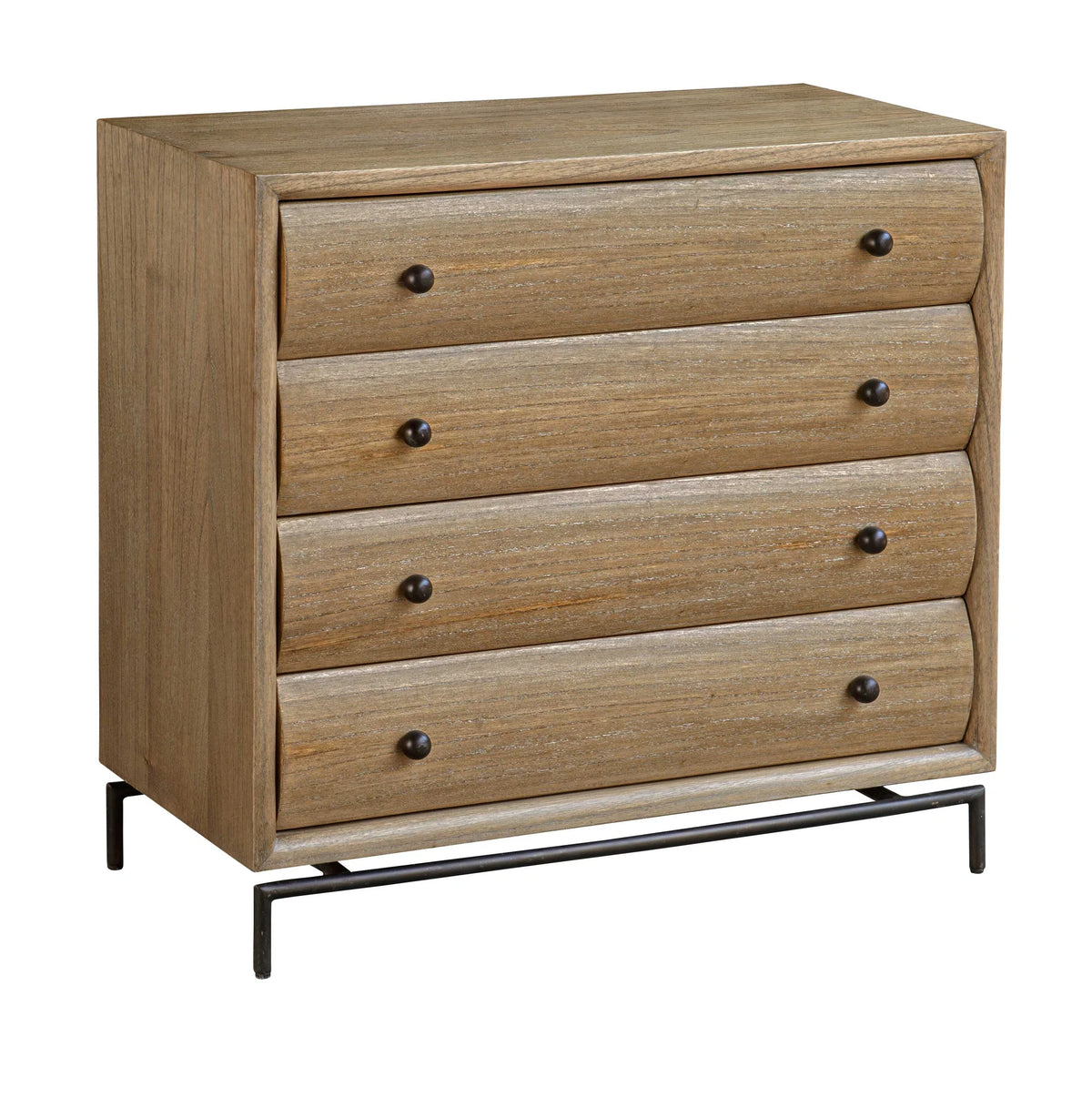 Curved 4 Drawer Chest