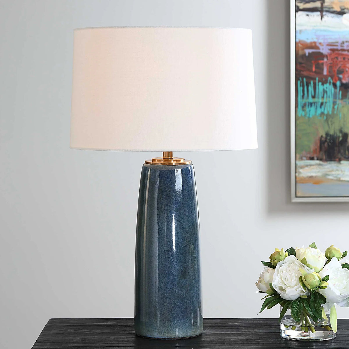 Deep Blue Table Lamp