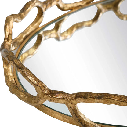 Chain Mirrored Tray