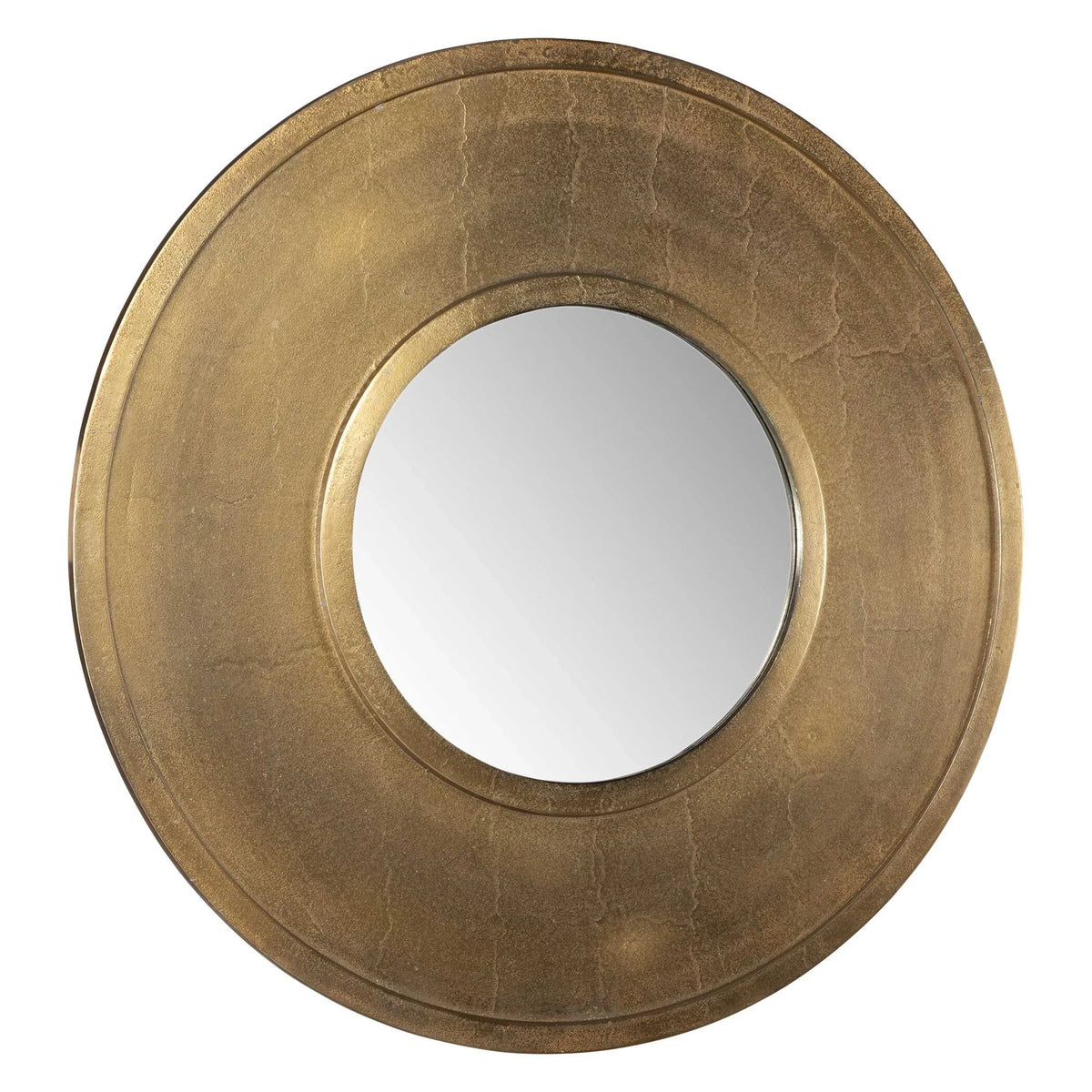 Round Brass Mirror
