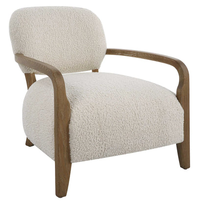 Natural Shearling Accent Chair