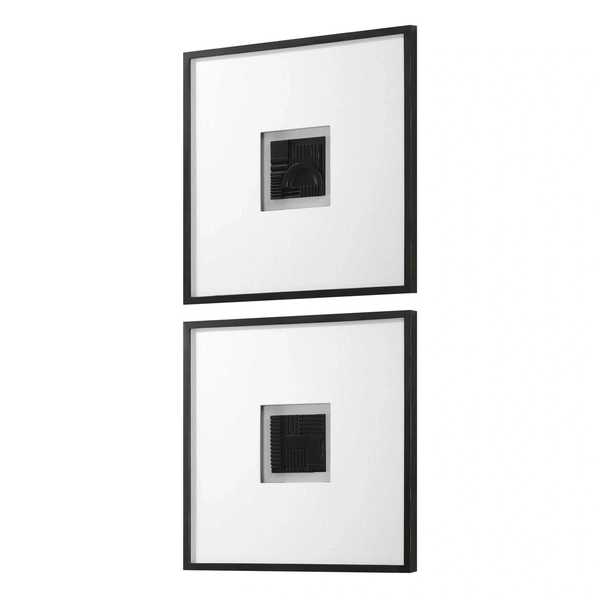 Architectural Shadow Boxes, Set of 2
