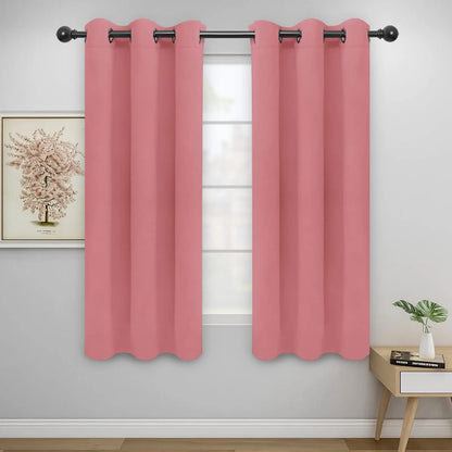 Modern Blackout Curtains | Thermal Insulated, Noise Reducing, Grommet Top | Wide Size Range, Set of 2