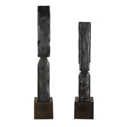 Black Wood Totems Set/2