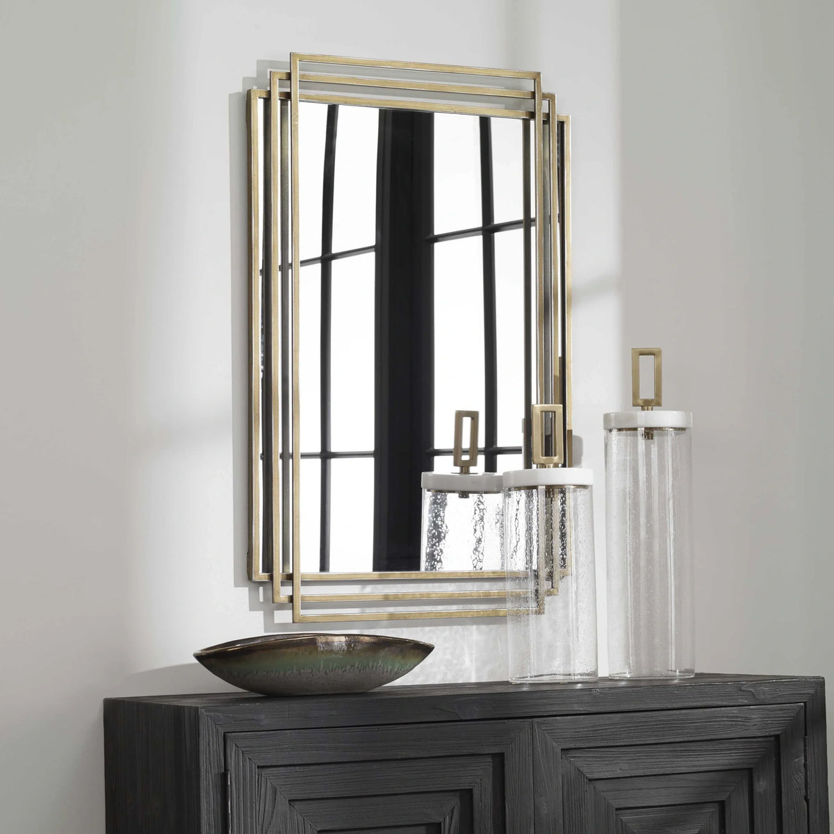 Brushed Gold Mirror
