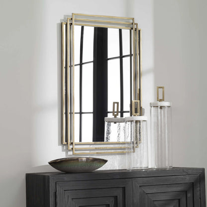 Brushed Gold Mirror