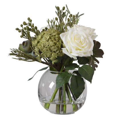 Floral Bouquet & Vase