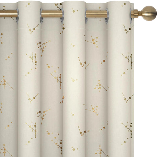Blackout Curtain Panels | 100% Polyester, Thermal Insulated, Grommet Top | Wide Size Range, Set of 2