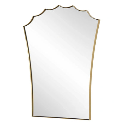 Scalloped Arched Vanity Mirror