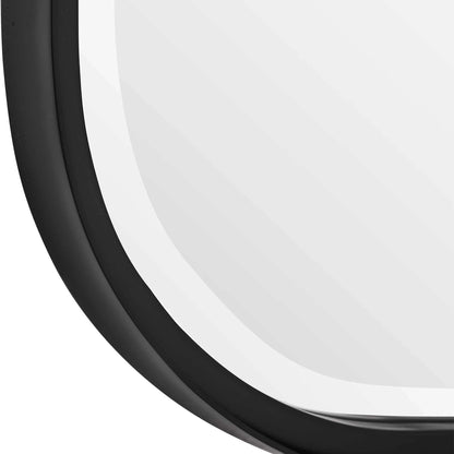 Black Tall Iron Mirror