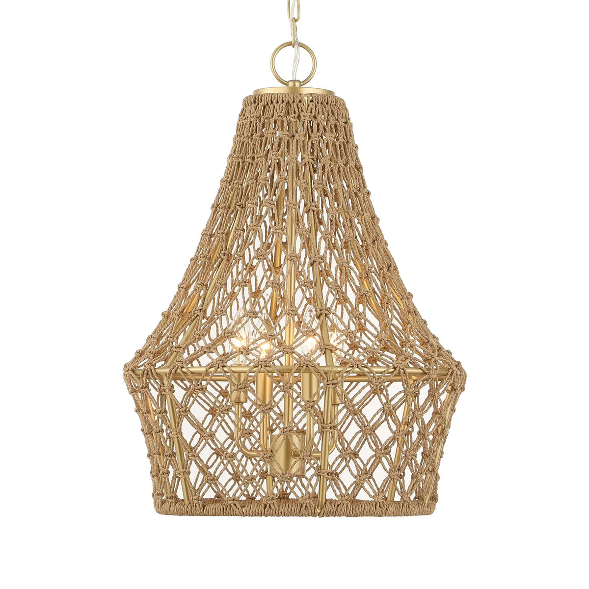 4 Light Rope Pendant
