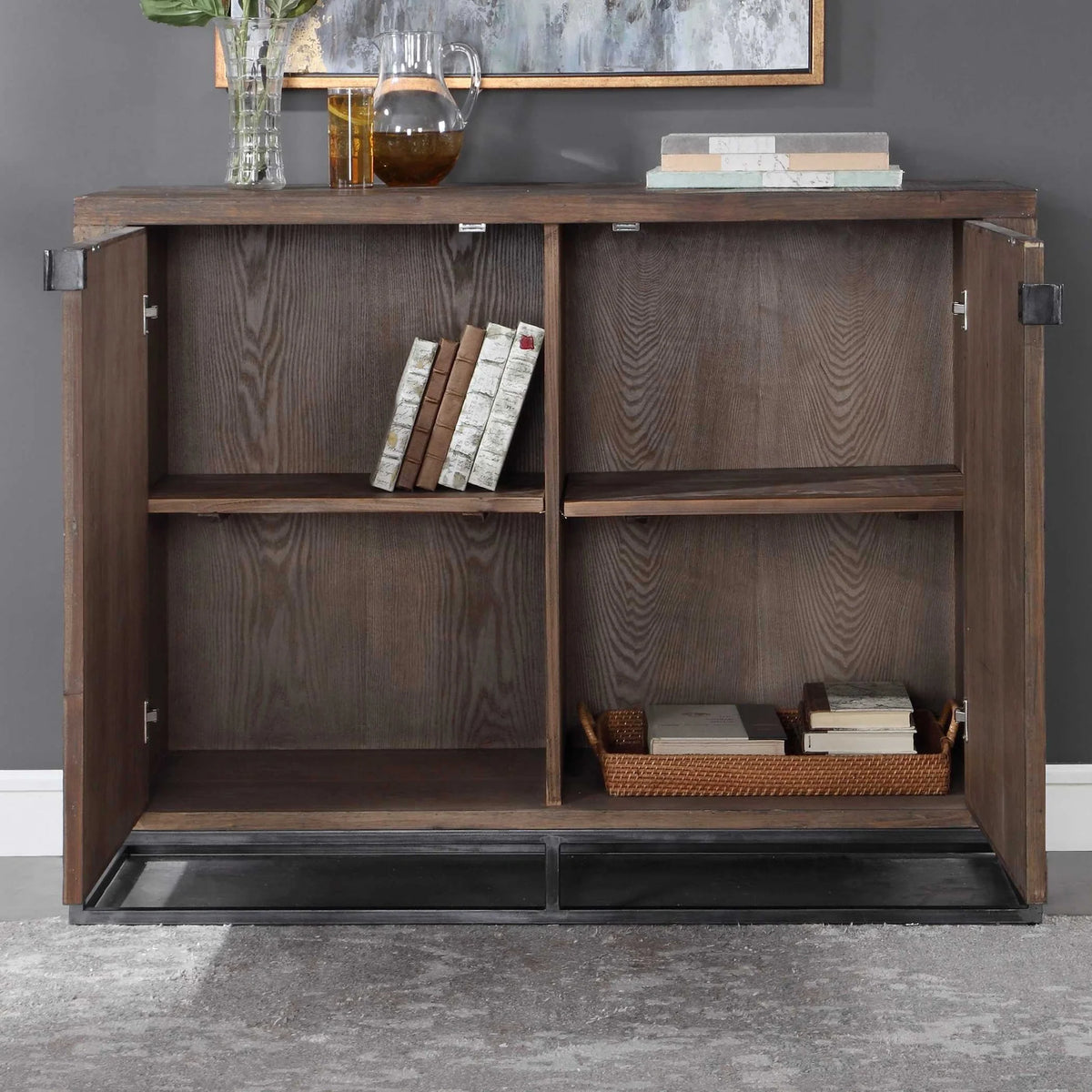 Reclaimed Wood 2-Door Cabinet