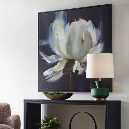 Framed Peony Watercolor Art