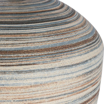 Striped Ceramic Accent Lamp
