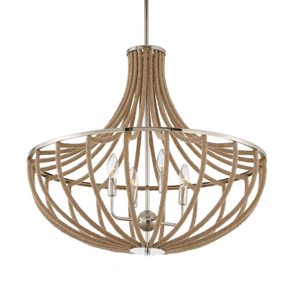4 Light Rope Empire Chandelier
