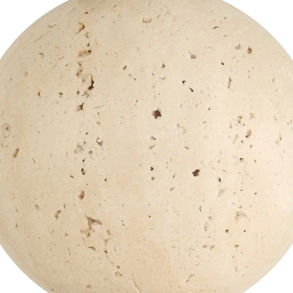 Gold Travertine Floor Lamp