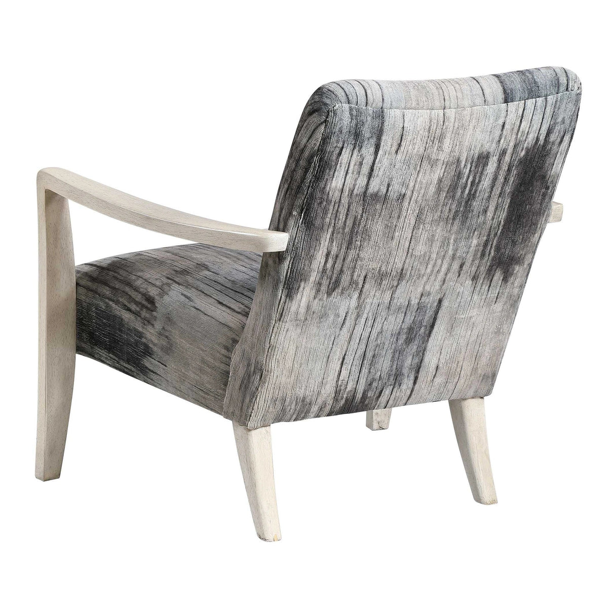 Gray Chenille Accent Chair